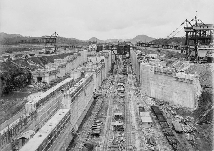 Panama Canal- before the water. More died from disease than accidents!