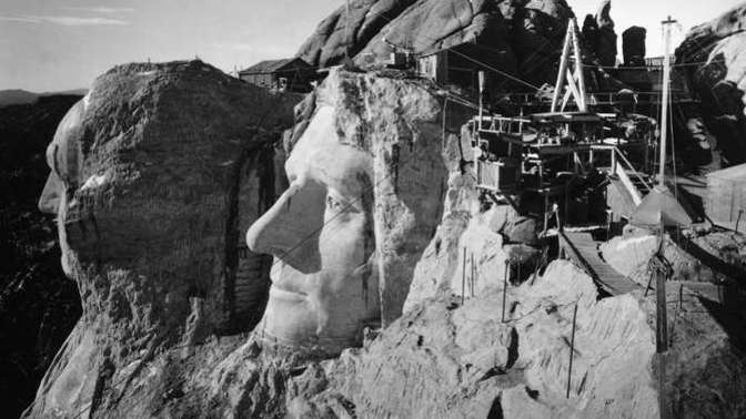 Do you ever wonder what certain structures looked like as they were being built?