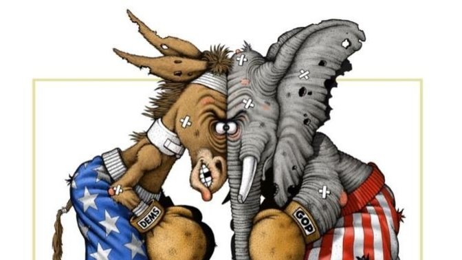 Why do democrats & republicans deflect in political arguments or conversations?