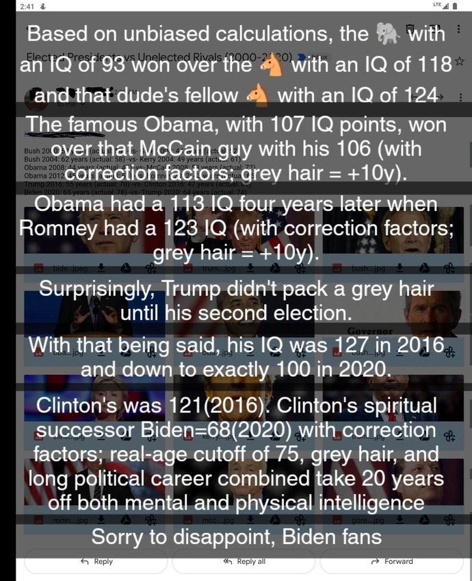Do you agree with my estimated IQs for Donald Trump (100) and Joe Biden (68)?