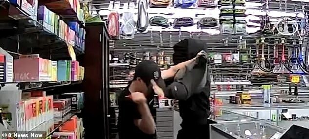 Vegas shop owner, how many beers he deserves for this?