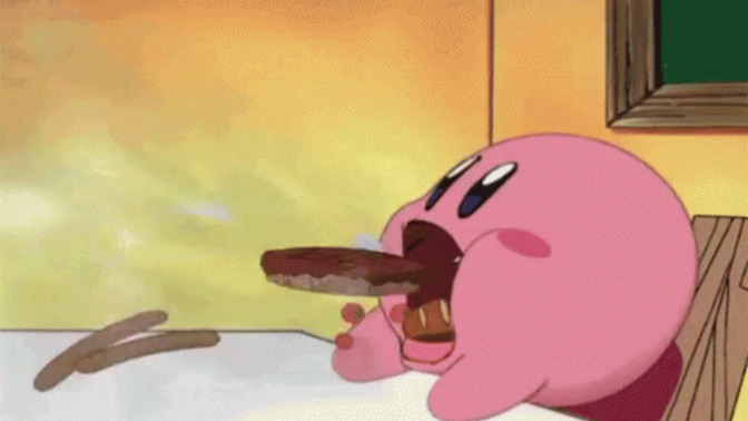 “I ate the _______ because im _______.” Fill in the blanks?