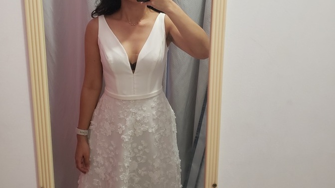 What are your thoughts on this wedding dress?