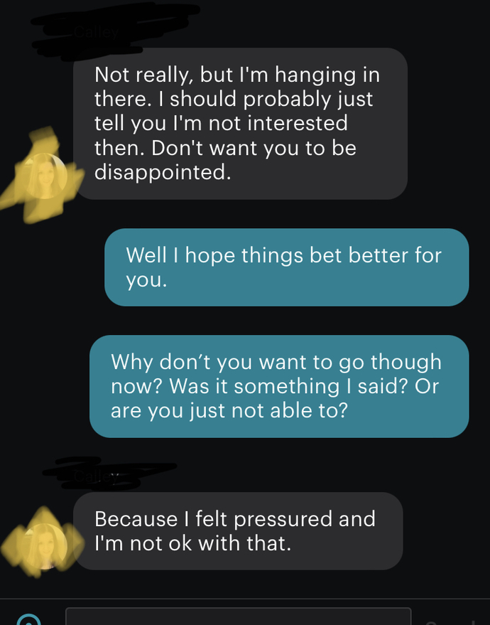 Why is this girl acting this way? Did I say something wrong?