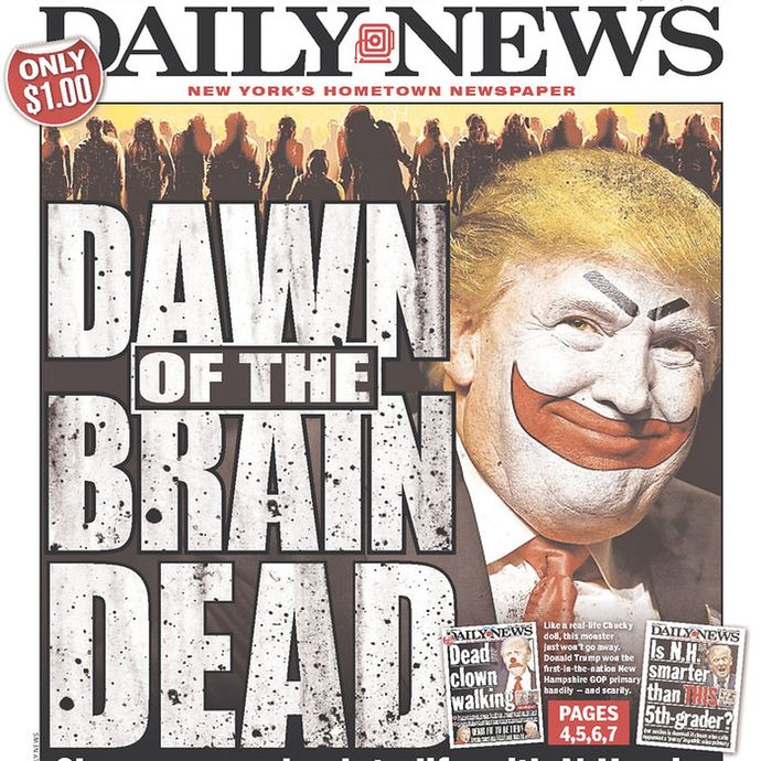 Stephen King isn't a fan of Donald Trump. What sort of scary monster or creature should he turn Trump into in his next book?
