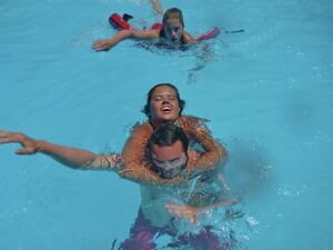 Could you swim a mile to save your life?