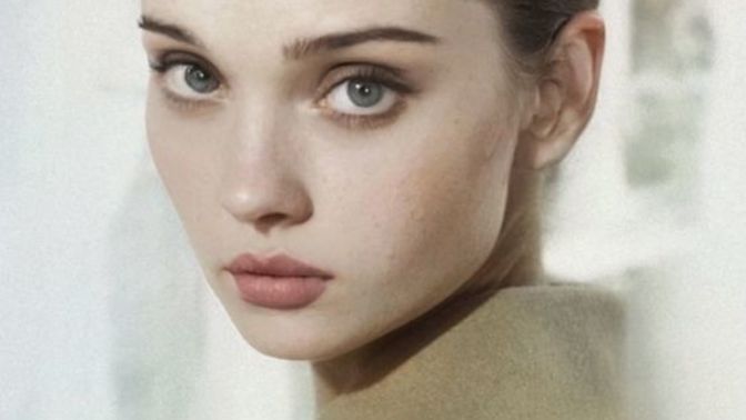Does this girl look like Audrey Hepburn?