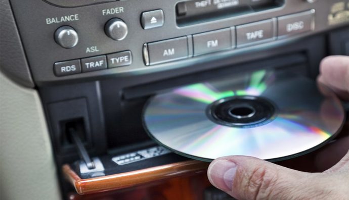 When youre in the car how do you listen to your music?