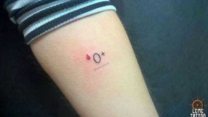 Would you get a blood group tattoo?