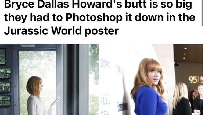 Does Bryce Dallas Howard demonstrate why girls should try to be thin in their teens & 20s as women naturally get thick in their 30s?