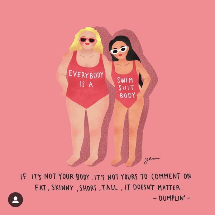 Do you have body positivity issues?