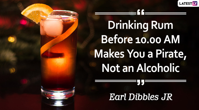 Anybody here for national rum day today?