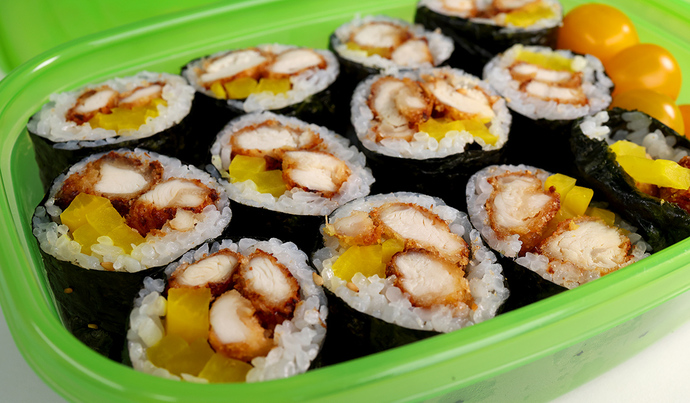 Chicken gimbap
