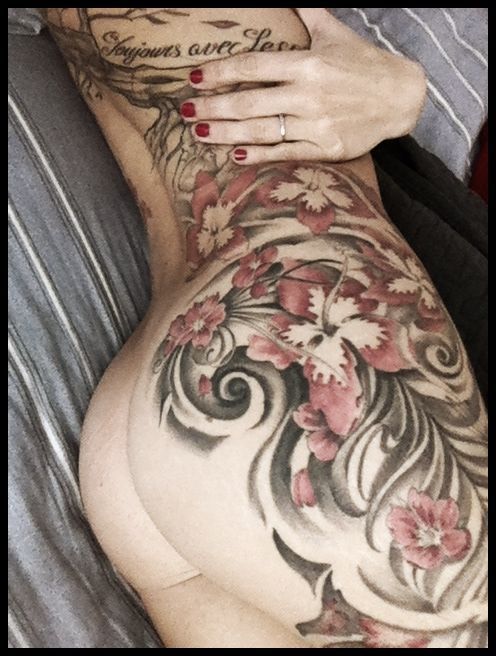 Bikini line tattoo, hot or trashy?