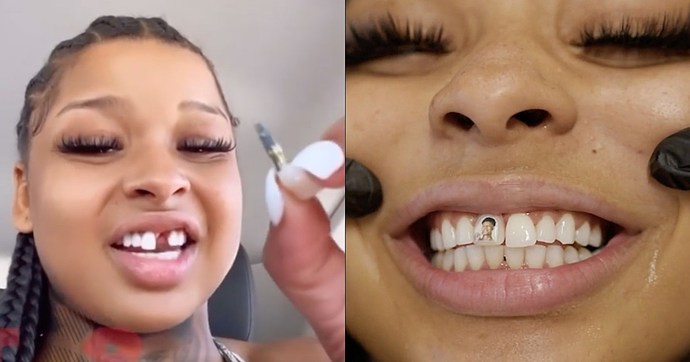 Could you ever love someone enough to remove your tooth and get their face tattooed on it?