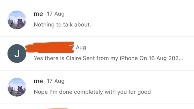 My ex won’t leave me alone?