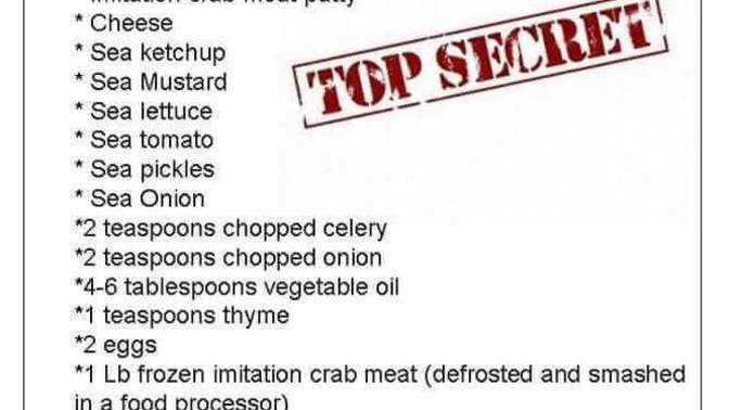 This is the Krabby Patty formula! Are you surprised?