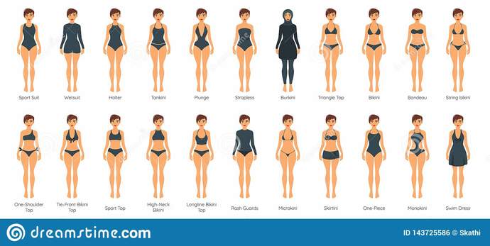 What type of swimsuit is the most attractive?