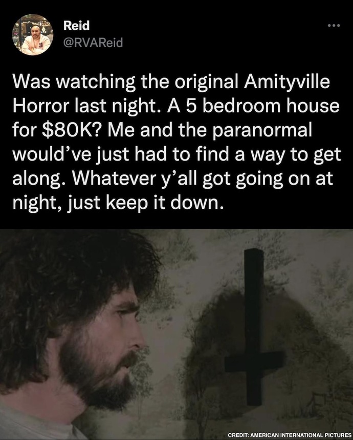 Would you buy/rent/live in a haunted house? If the price is right or cheap? Why/why not?