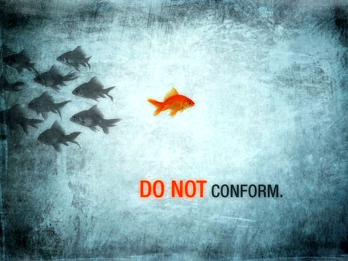 Conform only if you want to, because thats your right!.