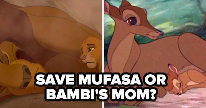 Did you cry harder when Mufasa or Bambis mom died?