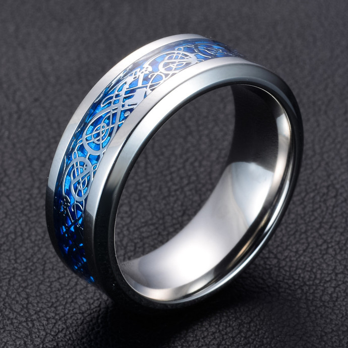 Inlaid stainless.