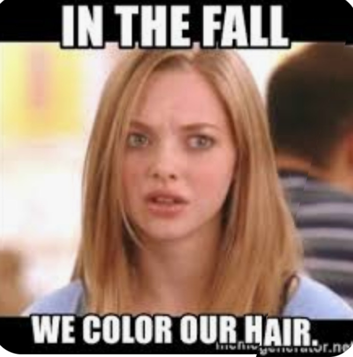 Is this really a thing? Do women really dye their hair fall colors for Fall?