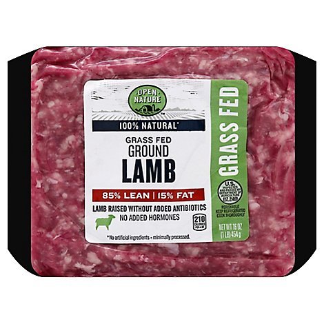 What food pairings go good with ground lamb?