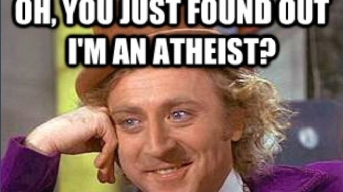 What are your overall view on Atheists?