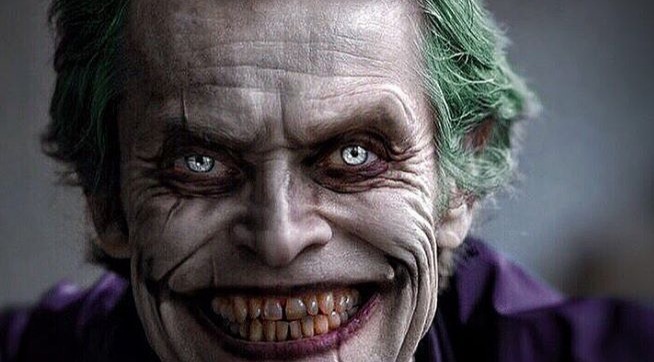 Willem DaFoe as the Joker
