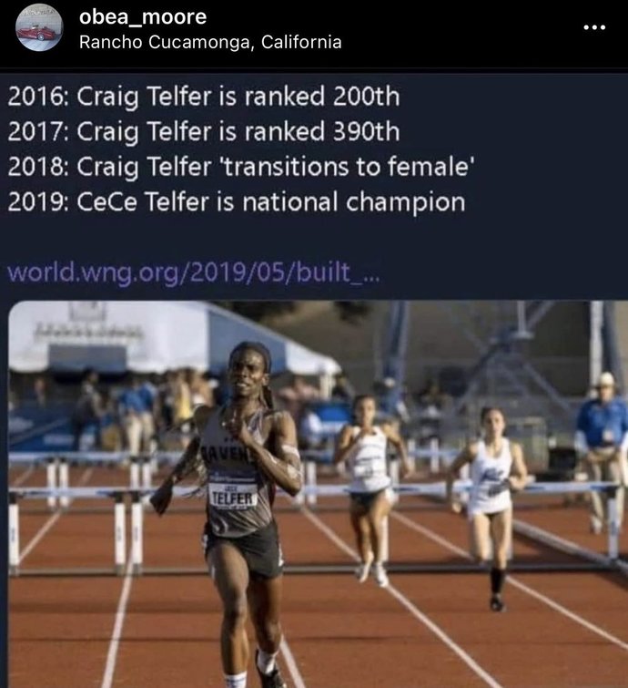 Why is it men wanting to compete in women's sports but never vice versa?