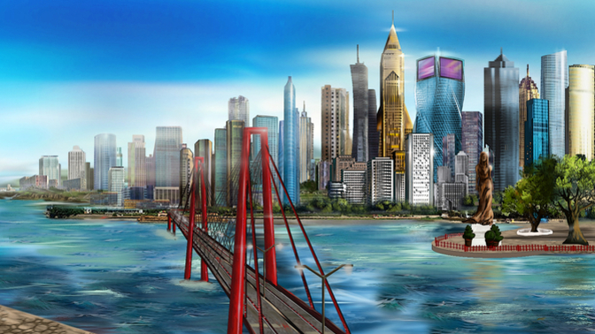 Would you want to live in the fictional city of Magna Harris?