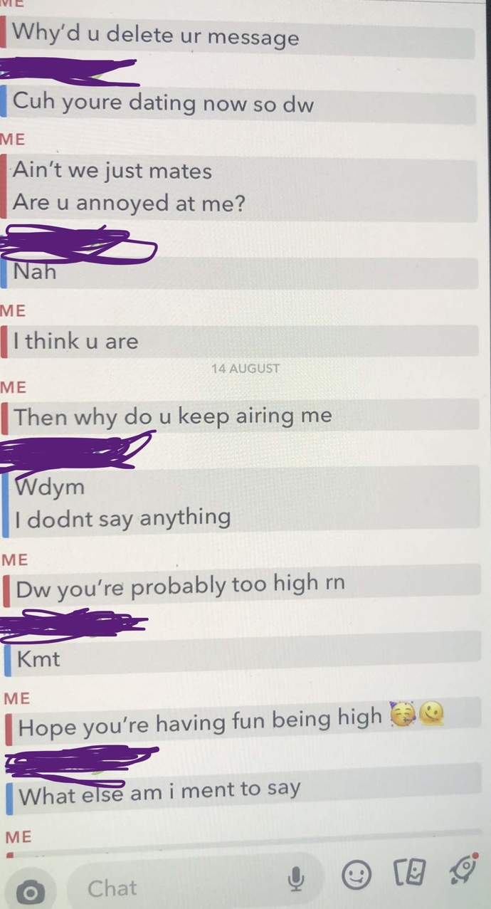 Does he seem annoyed?