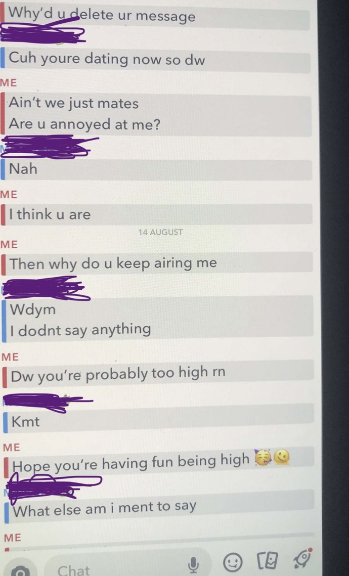 Does he seem annoyed?