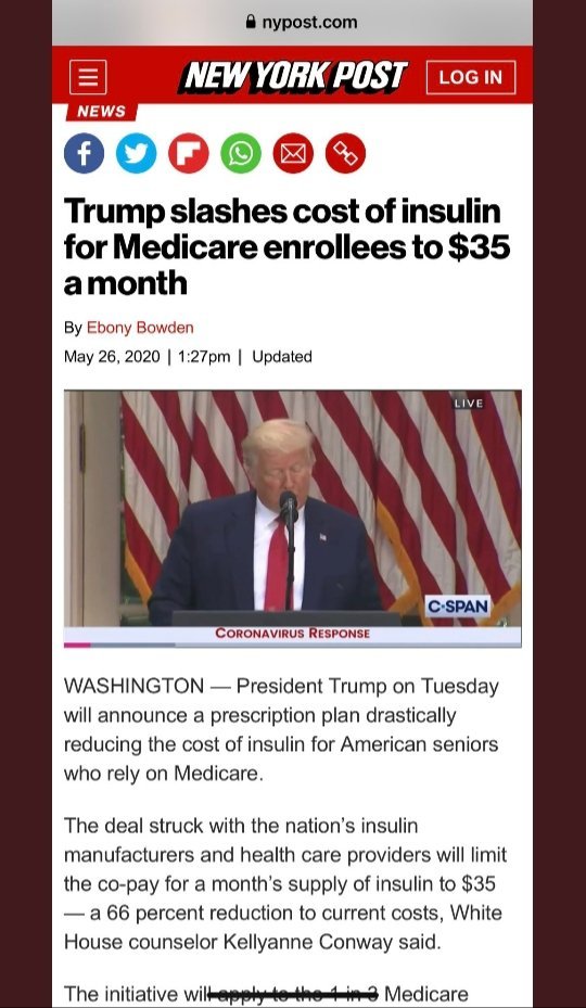 Are democrats hypocrites for praising Biden for capping insulin at $35 while remaining silent when Trump did the same thing?