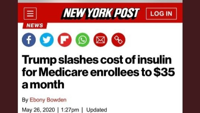 Are democrats hypocrites for praising Biden for capping insulin at $35 while remaining silent when Trump did the same thing?
