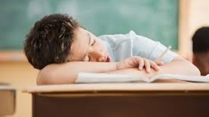 Back in school, did you ever fall asleep in class?