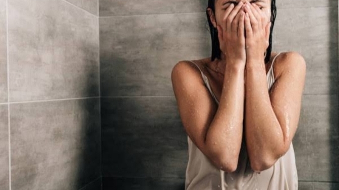 Girls, have you ever cried in the shower?