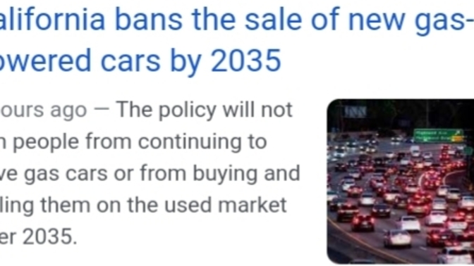 How will California's eltric vehicle's plan effect usa?