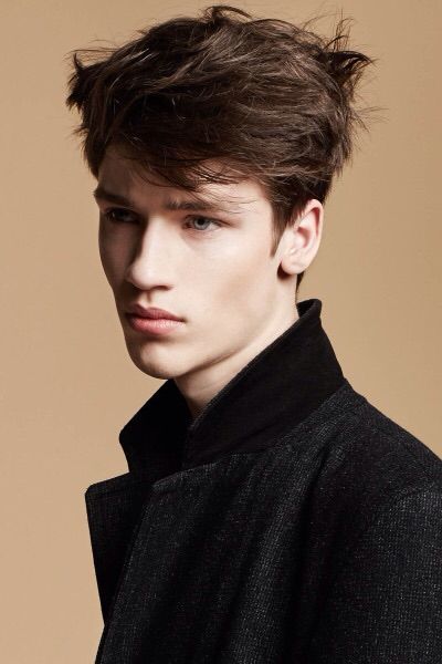 Girls, do you find a messy haircut more attracive styled down, or upwards?