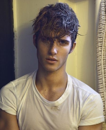 Girls, do you find a messy haircut more attracive styled down, or upwards?