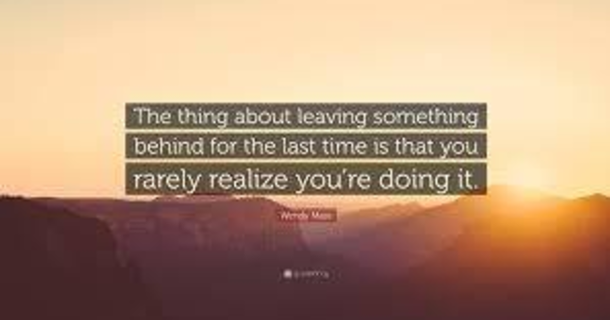 When Moving Out of your Place, What is Something you 
