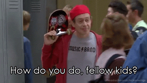 How to not give How do you do, fellow kids vibes when talking to 18 and 19 old girls?