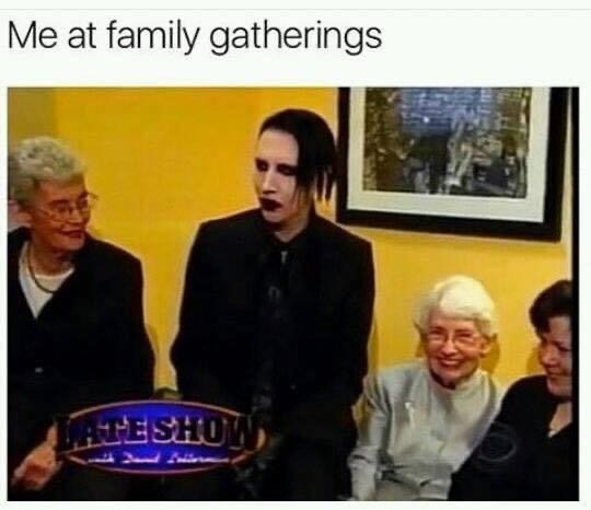 What do you dislike most about family gatherings?
