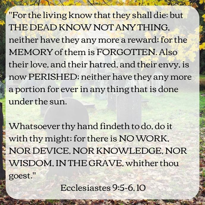 The Bible clearly states there is no afterlife, so why do so many self-proclaimed Christians think theyll end up in heaven after they die?