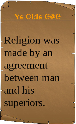 Do you think religions are man made?