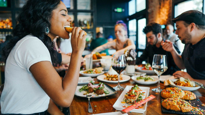 Do you prefer eating outside or at home?