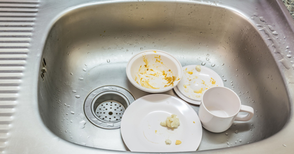 Why can a woman leave dirty dishes in the sink but we guys get yelled