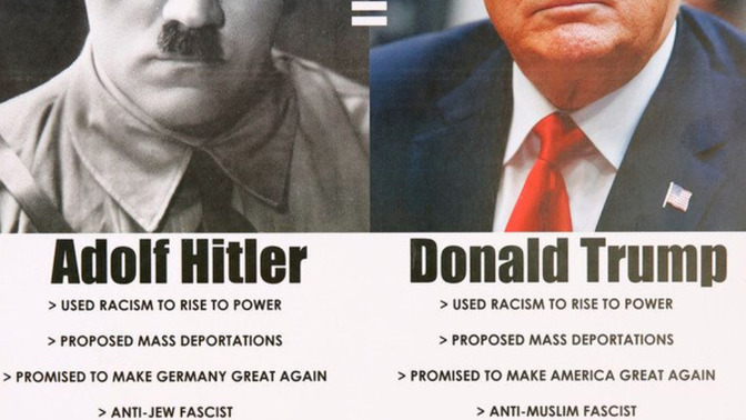 The Republicans are against "Liberal Socialism" - but they are not afraid of Trump Totalitarianism - leaning into Communism" can't see writing?