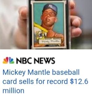 Your thoughts on how this guy who bought this card for fifty thousand dollars?